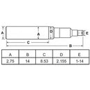 2-3/4 X 14 INCH SPINDLE FOR 281081 ( 60-8 ) - Quality Farm Supply