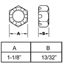 Spindle Nut for Case IH & International 69442D - Quality Farm Supply