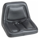 TISCO Deluxe Skid Steer & Tractor Bucket Seat - High Back, Black Vinyl - Quality Farm Supply
