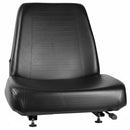 Universal Pan Seat for Industrial Applications - Steel Pan, High Density Foam, Black Vinyl, 320101BK - Quality Farm Supply