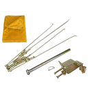 Sun-Smart Deluxe Tractor Umbrella Kit - ROPS Mount, Yellow - Quality Farm Supply
