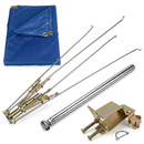 Sun-Smart Deluxe Tractor Umbrella Kit - ROPS Mount, Blue - Quality Farm Supply