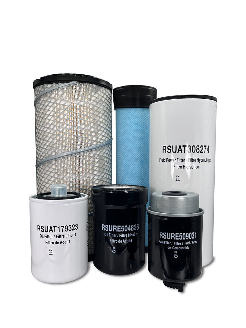 HERO Maintenance Filter Kit for John Deere 315SG Backhoe Loader - Quality Farm Supply