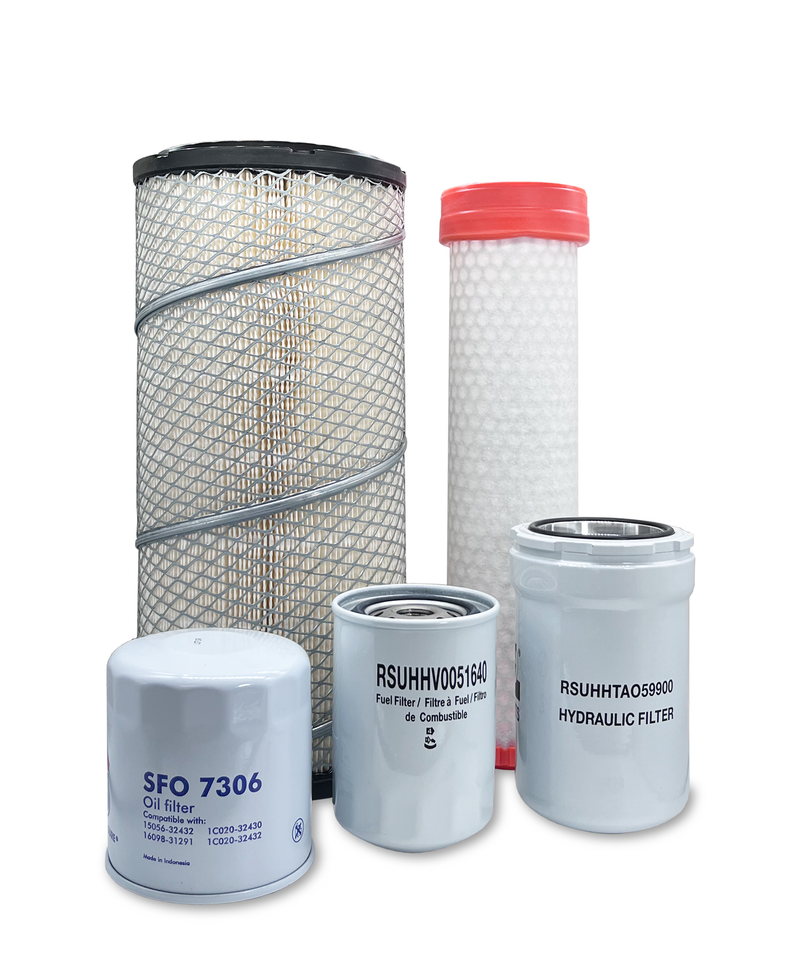 Maintenance Filter Kit Kubota SVL95-2S Skid Steer Loader