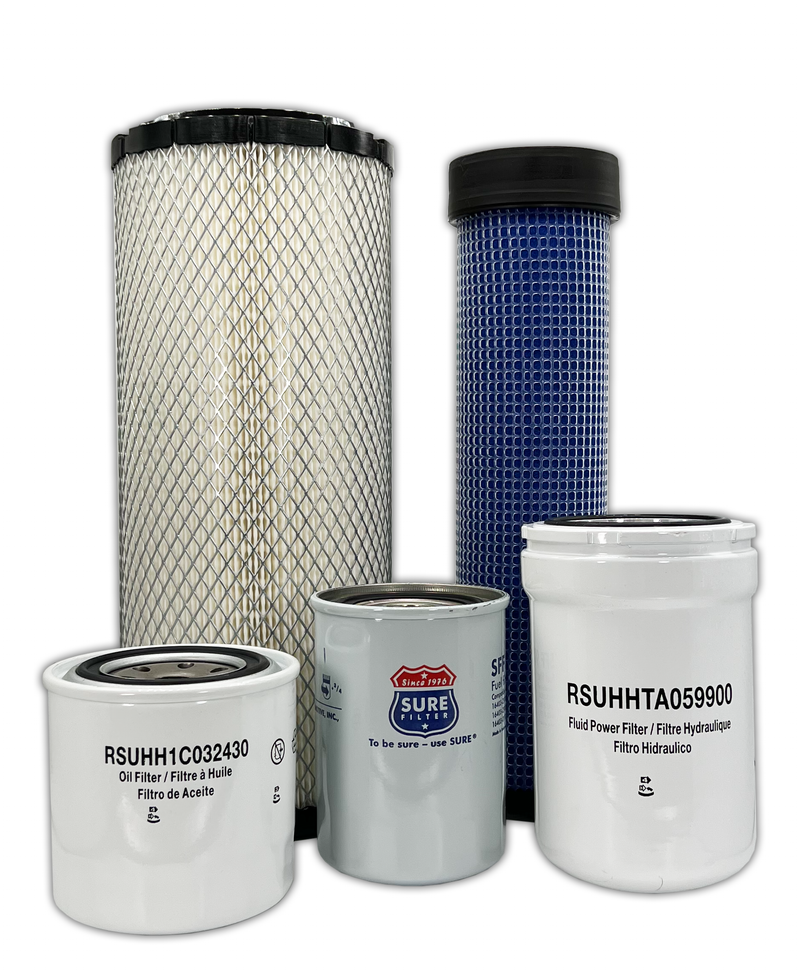 Maintenance Filter Kit Kubota SSV65 Skid Steer Loader