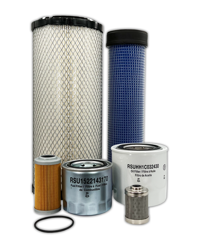 Maintenance Filter Kit Kubota KX-080-3 Excavator
