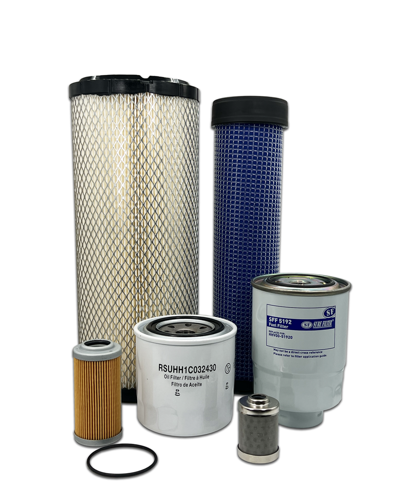 Maintenance Filter Kit Kubota KX-080-4 Excavator