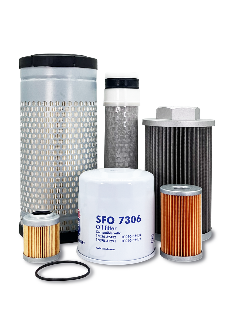 Maintenance Filter Kit Kubota KX91-3 Excavator