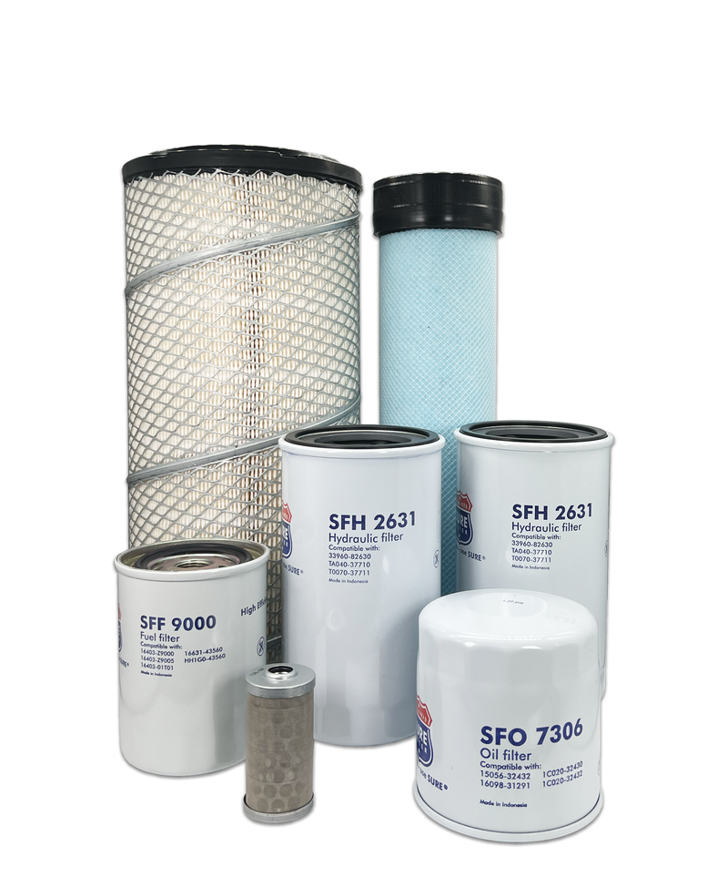Maintenance Filter Kit Kubota M8200HD Tractor