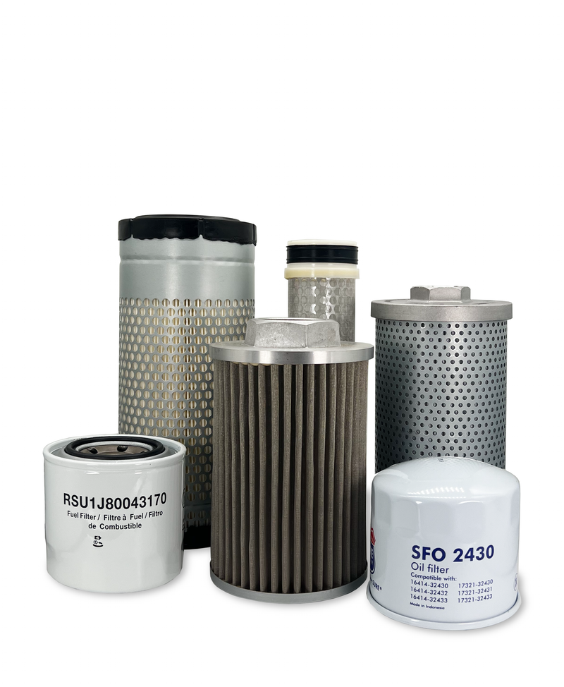 Maintenance Filter Kit Kubota U48-5 Excavator