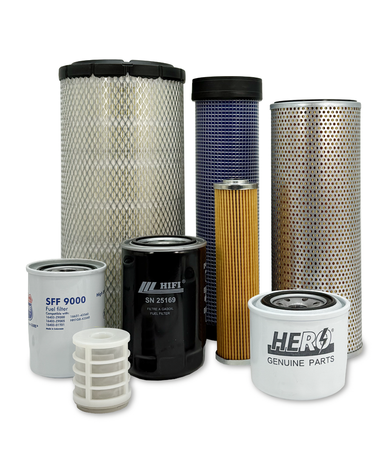 Maintenance Filter Kit Takeuchi TL12V2 Track Loader