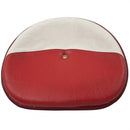 TISCO Cushioned Pan Seat for Farmall & International 357518R91 - Red & White - Quality Farm Supply