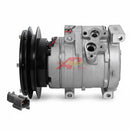 10S15C Compressor With 1 Groove 5/8" Clutch, 24 Volt for Komatsu & Hitachi - Quality Farm Supply
