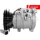 Original Denso 10S15C Compressor With 1 Groove 5/8" Clutch, 24 Volt for Komatsu - Quality Farm Supply