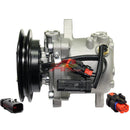 Alternative Denso Compressor Svo6E - 119mm, Singe Groove Clutch, 12V for Caterpillar - Quality Farm Supply