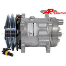 Sanden SD7H15, Stepped Rotor 2 Groove Clutch, Horizontal 8 & 10 O-Ring for Deutz - Quality Farm Supply