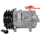 Alternative Compressor SD7H15 - 132mm, 2 Groove Clutch 12V for Ford/New Holland & Massey Ferguson - Quality Farm Supply