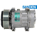 Original Sanden SD7H15, 5.4" 8 Groove Clutch, Direct Mount, Wz Head, 2 Wire, 24 Volt for Volvo - Quality Farm Supply