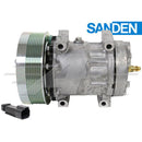 Original Sanden SD7H15, 5.98" 8 Groove Serpentine Clutch, 24 Volt for Caterpillar & Terex - Quality Farm Supply