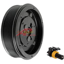 Heavy-DutyComplete Clutch Kit With Hub, Pulley, Coil, And Dust Cover - Spring Leaf Hub for John Deere - Quality Farm Supply