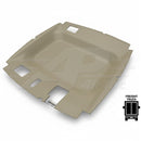 Vinyl Headliner Without Hatch - Sailcloth Tan for John Deere L113585 - Quality Farm Supply