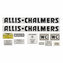 Decal Set for Allis Chalmers WC (1941-1948) - Quality Farm Supply