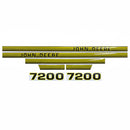 Decal Set for John Deere 7200 Mylar - Hood Only - Quality Farm Supply
