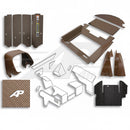 Interior Cab Foam Kit for John Deere 4050, 4250, 4450, 4650, 4850 - Brindle Brown - Quality Farm Supply