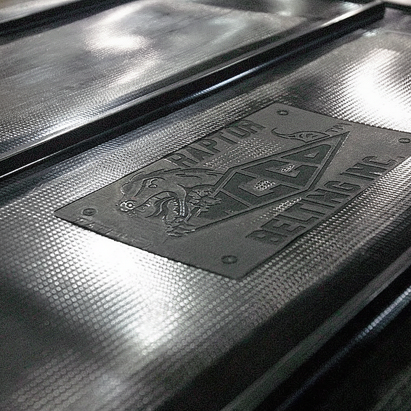 Raptor draper belt detail - heavy-duty harvesting equipment component