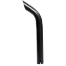 Universal Exhaust Stack Pipe - 1-3/4" x 17.71", Curved, Black - Quality Farm Supply