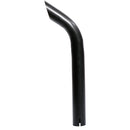 Universal Exhaust Stack Pipe - 1-3/4" x 17.71", Curved, Black - Quality Farm Supply
