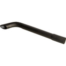 Universal Exhaust Stack Pipe - 1" x 12", Curved, Black - Quality Farm Supply