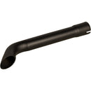 Universal Exhaust Stack Pipe - 1-1/4" x 12", Curved, Black - Quality Farm Supply