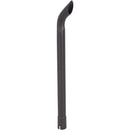 Universal Exhaust Stack Pipe - 1-1/2" x 24", Curved, Black - Quality Farm Supply