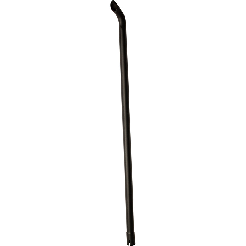 Universal Exhaust Stack Pipe - 1-1/2" x 48", Curved, Black - Quality Farm Supply