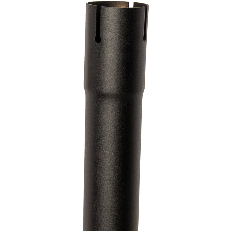 Universal Exhaust Stack Pipe - 1-3/4" x 48", Curved, Black - Quality Farm Supply