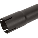 Universal Exhaust Stack Pipe - 1-7/8" x 12", Curved, Black - Quality Farm Supply