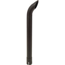 Universal Exhaust Stack Pipe - 1-7/8" x 24", Curved, Black - Quality Farm Supply