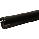 Universal Exhaust Stack Pipe - 2-1/8" x 48", Curved, Black - Quality Farm Supply