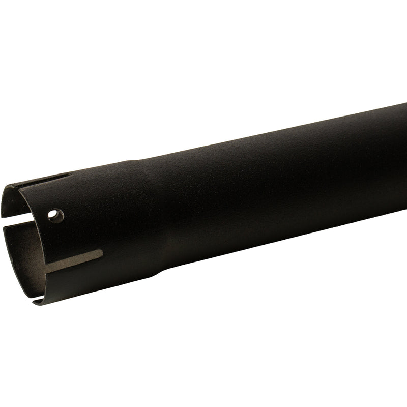 Universal Exhaust Stack Pipe - 2-1/8" x 48", Curved, Black - Quality Farm Supply