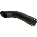 Universal Exhaust Stack Pipe - 2-1/4" x 12", Curved, Black - Quality Farm Supply