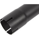 Universal Exhaust Stack Pipe - 2-3/4" x 48", Curved, Black - Quality Farm Supply