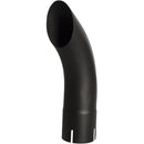 Universal Exhaust Stack Pipe - 3" x 12", Curved, Black - Quality Farm Supply