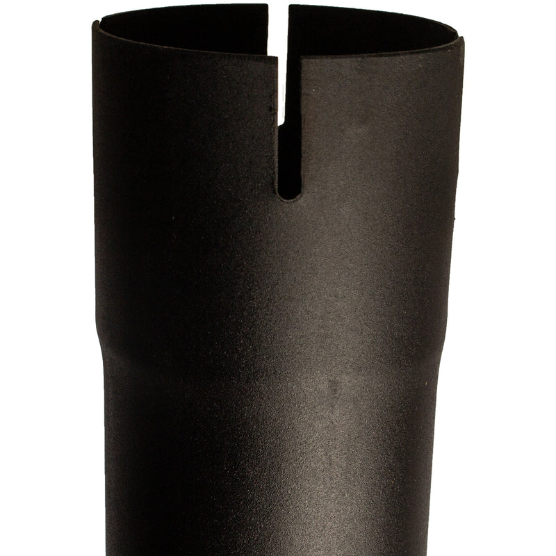 Universal Exhaust Stack Pipe - 3" x 84", Curved, Black - Quality Farm Supply