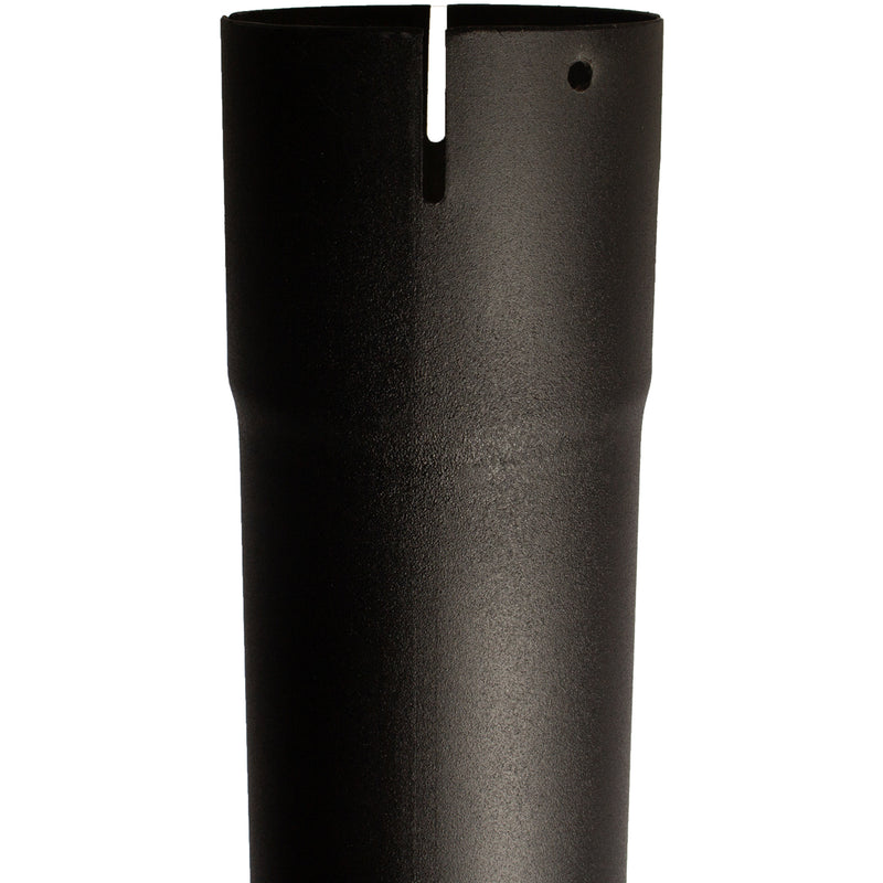 Universal Exhaust Stack Pipe - 3-1/2" x 84", Curved, Black - Quality Farm Supply