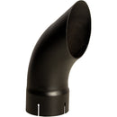 Universal Exhaust Stack Pipe - 4-1/2" x 12", Curved, Black - Quality Farm Supply