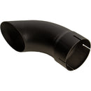 Universal Exhaust Stack Pipe - 4-1/2" x 12", Curved, Black - Quality Farm Supply