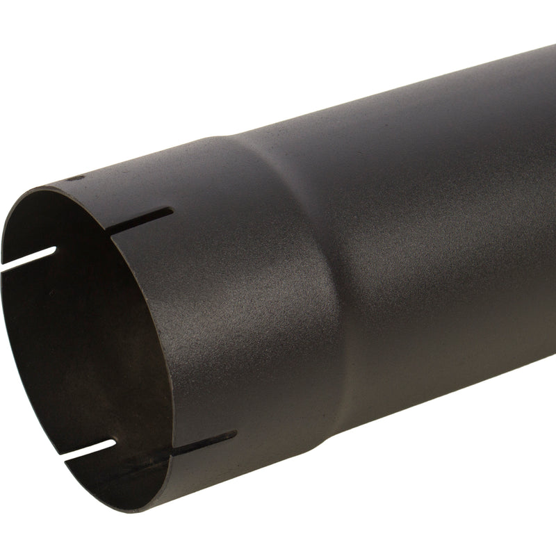 Universal Exhaust Stack Pipe - 5" x 24", Curved, Black - Quality Farm Supply