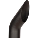 Universal Exhaust Stack Pipe - 5" x 48", Curved, Black - Quality Farm Supply
