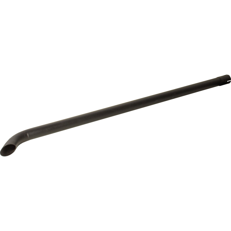 Universal Exhaust Stack Pipe - 1-3/4" x 48", Straight, Black - Quality Farm Supply